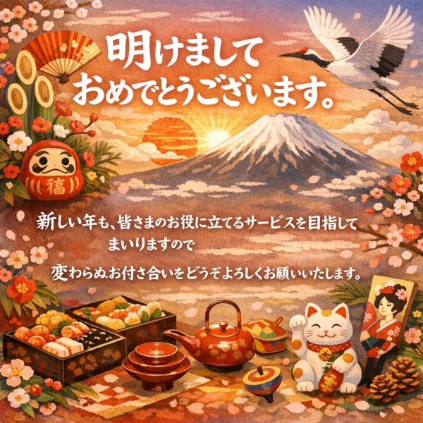 明けましておめでとうございます